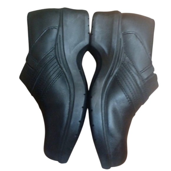 ARIAT Black Leather Safety Clog Womens Slip-On Steel Toe Work Shoe Size 6.5 - Picture 7 of 15